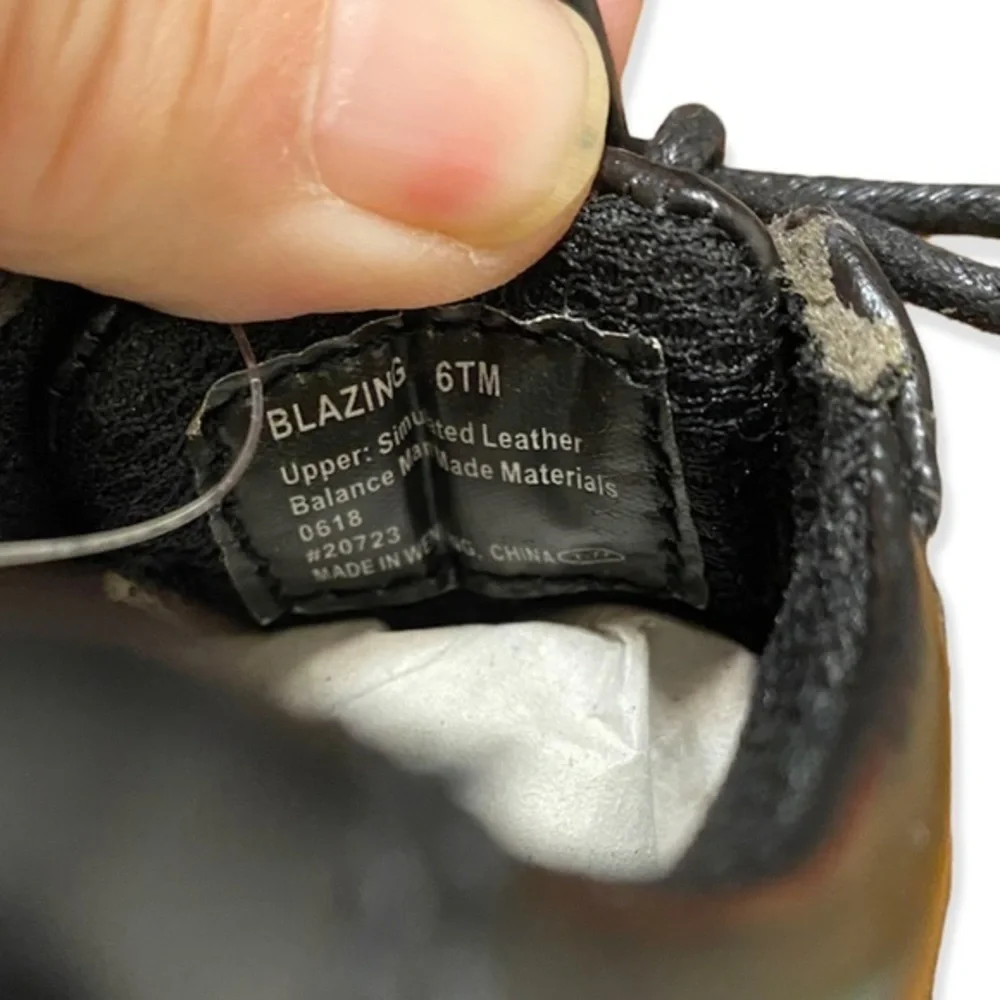 DeerStags Shoes Boys‎ Size 6T Blazing Black Lace Up Dress Shoe New With Tags